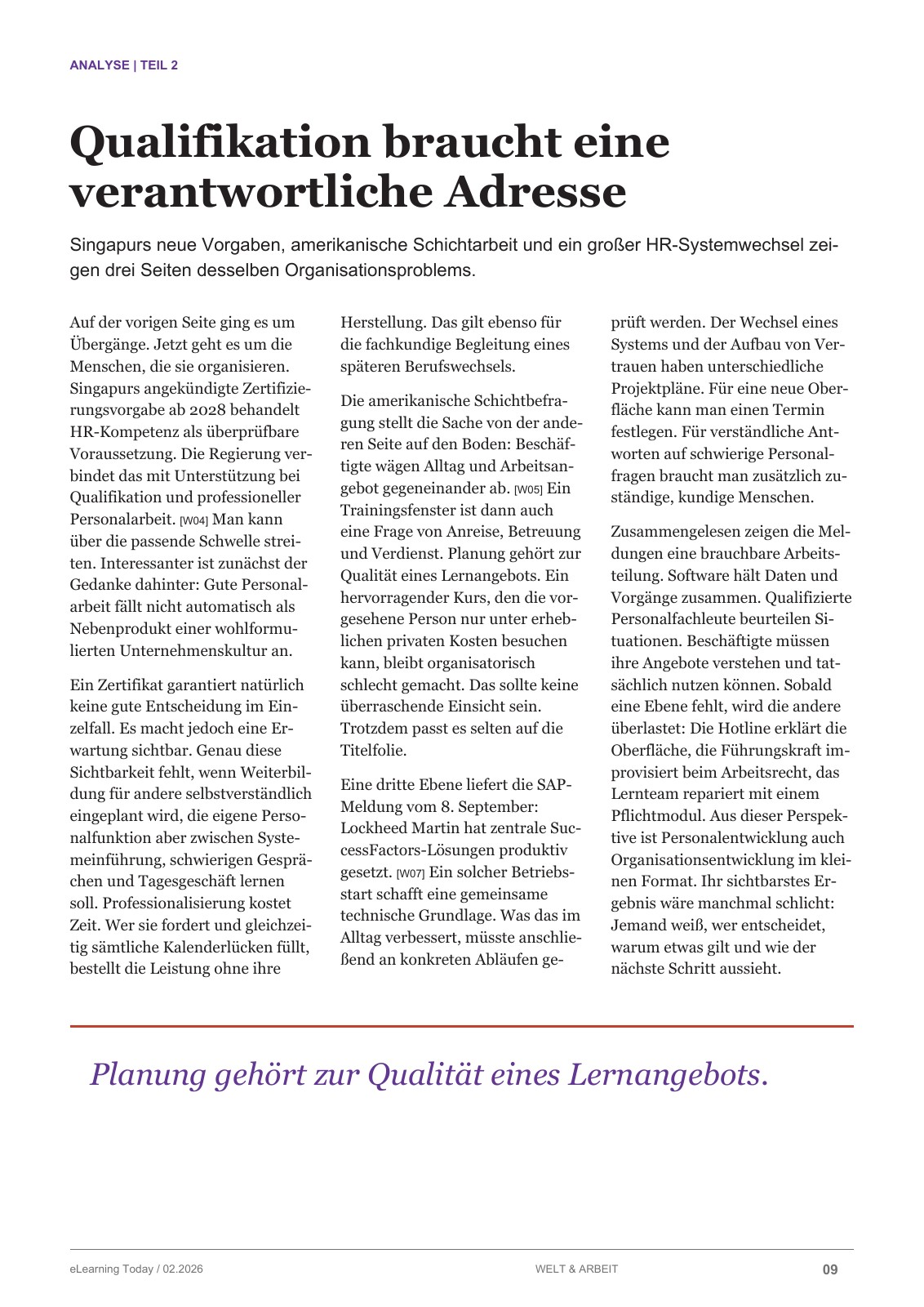 Zugehörige rechte Seite 9 des Pilothefts