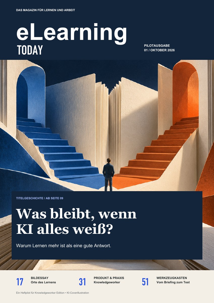 Titel der Pilotausgabe eLearning Today 01/2026